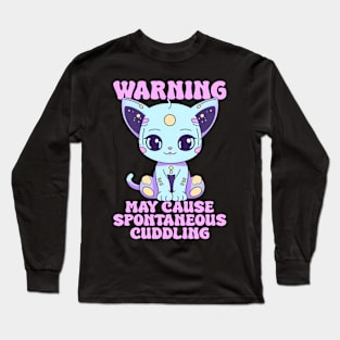 Cuddle Hazard - Alien Kitten Long Sleeve T-Shirt